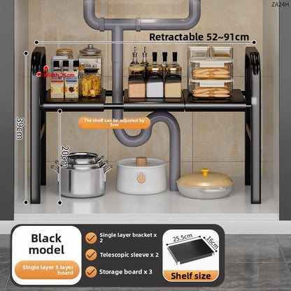 Expandable Kitchen Sink Storage Rack
