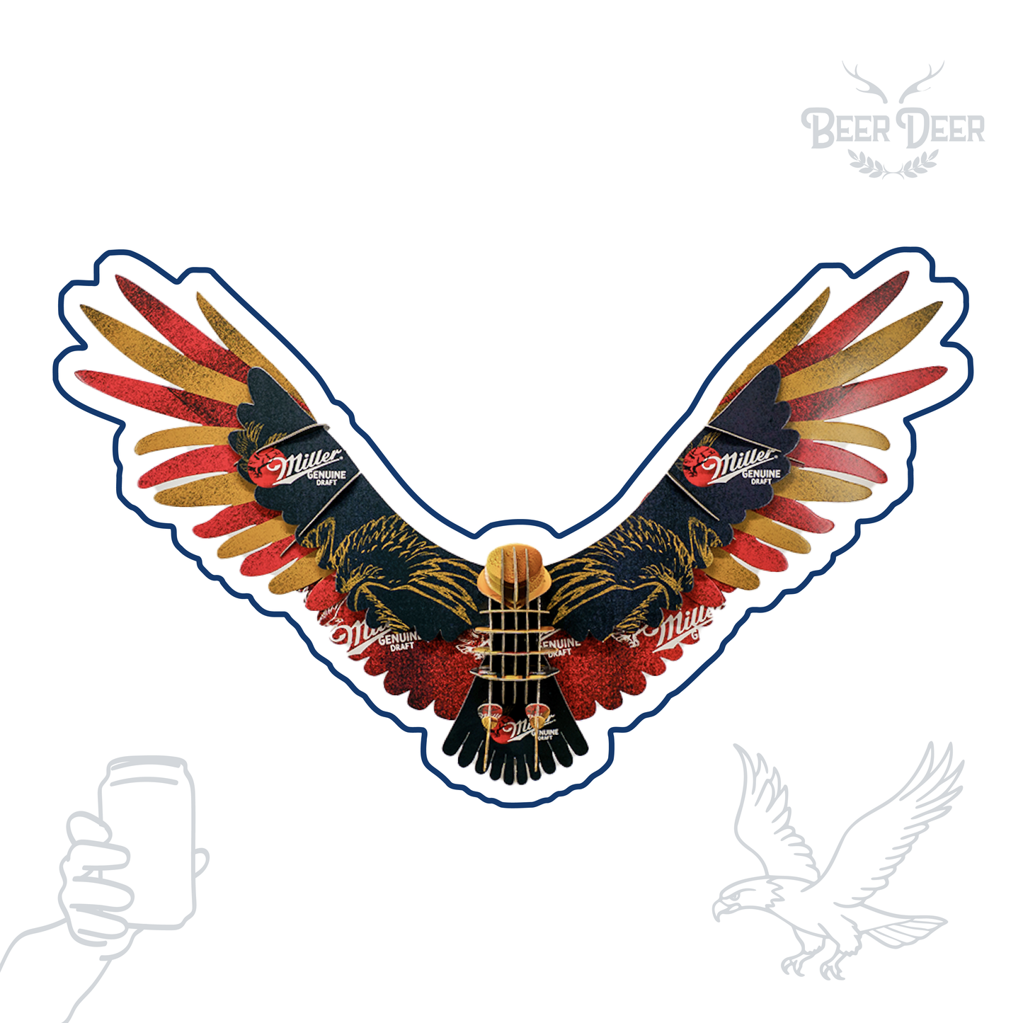 Miller Genuine Draft Eagle