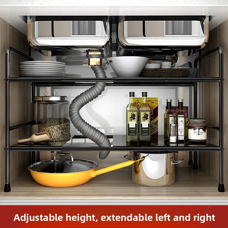 Expandable Kitchen Sink Storage Rack
