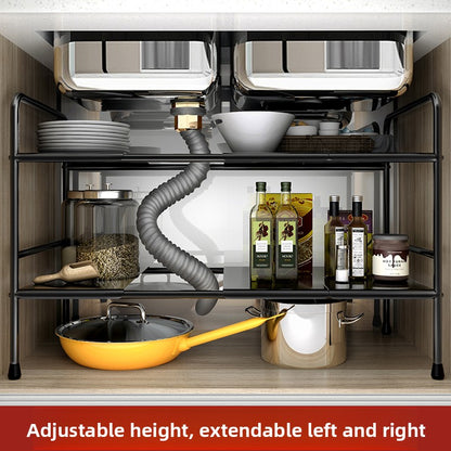 Expandable Kitchen Sink Storage Rack