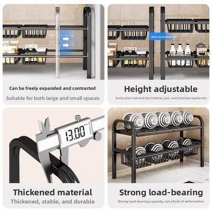 Expandable Kitchen Sink Storage Rack